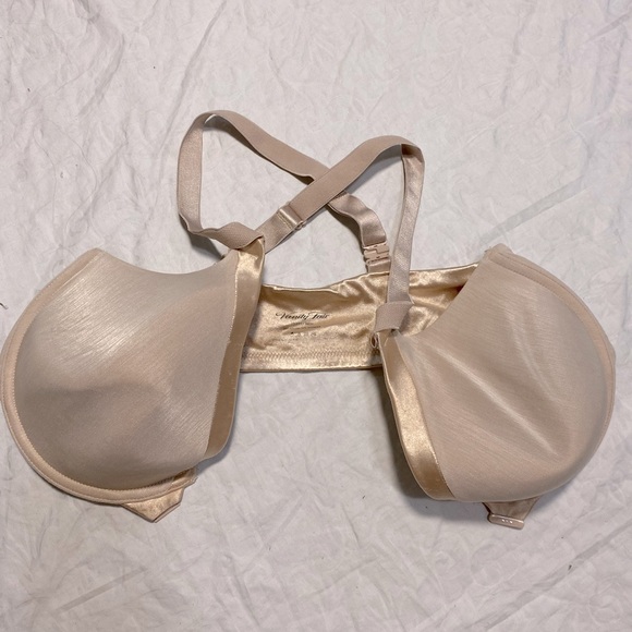 Vintage Vanity Fair Front Closure Underwire Bra 36DD 36E Multi Way Straps - Picture 1 of 7